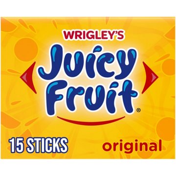 Juicy Fruit Original Chewing Gum, 15 pc
