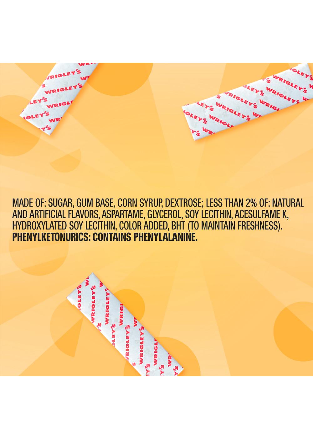 Juicy Fruit Original Chewing Gum; image 9 of 9