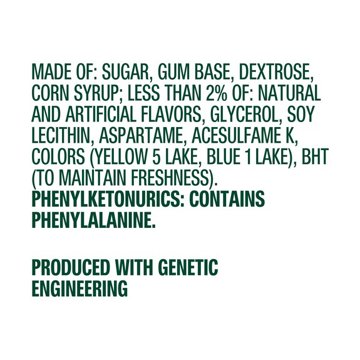 Wrigley's Spearmint Chewing Gum, 3 Pk, 45 pc