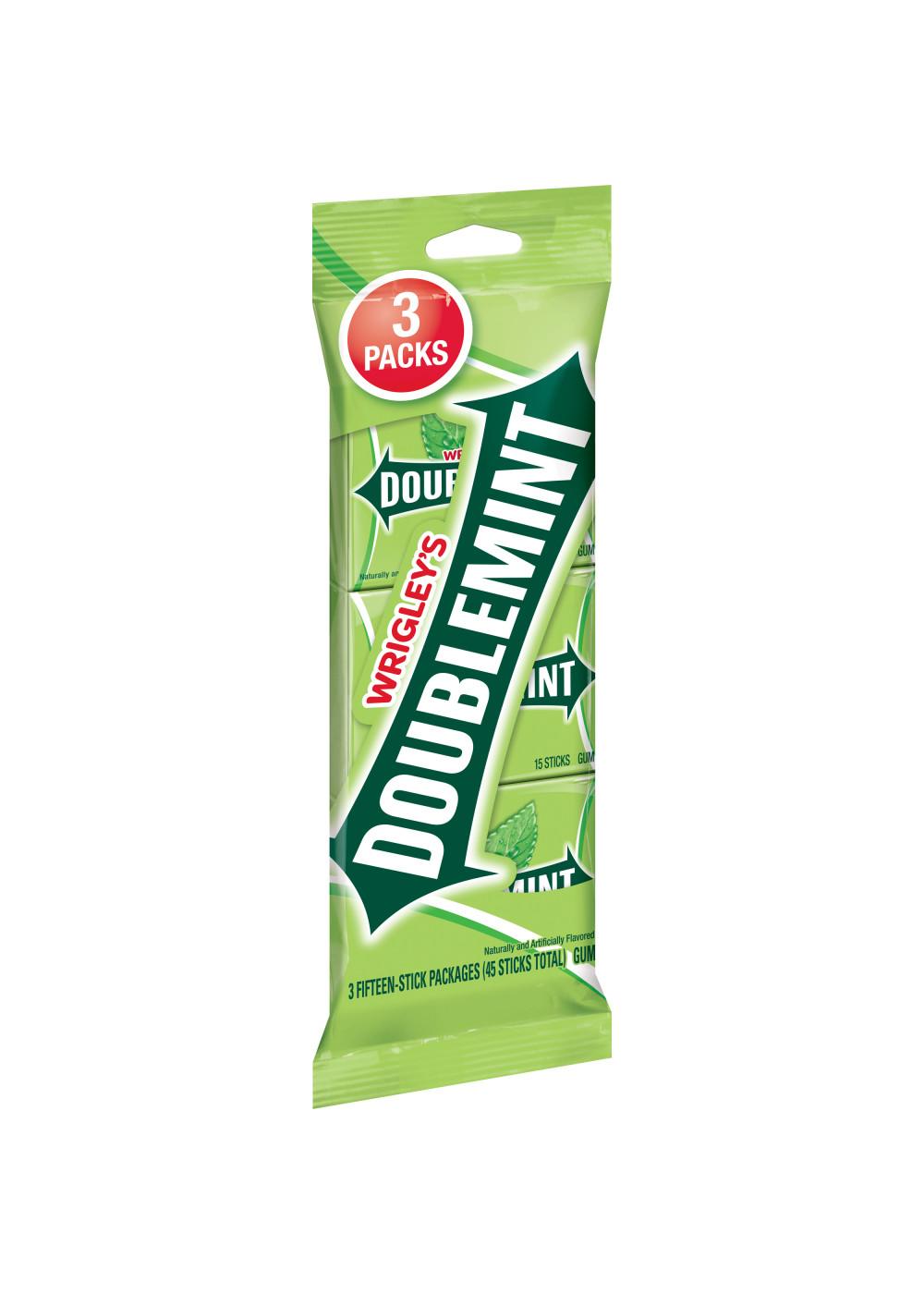 Wrigley's Doublemint Chewing Gum Value Pack, 3 Pk; image 1 of 7