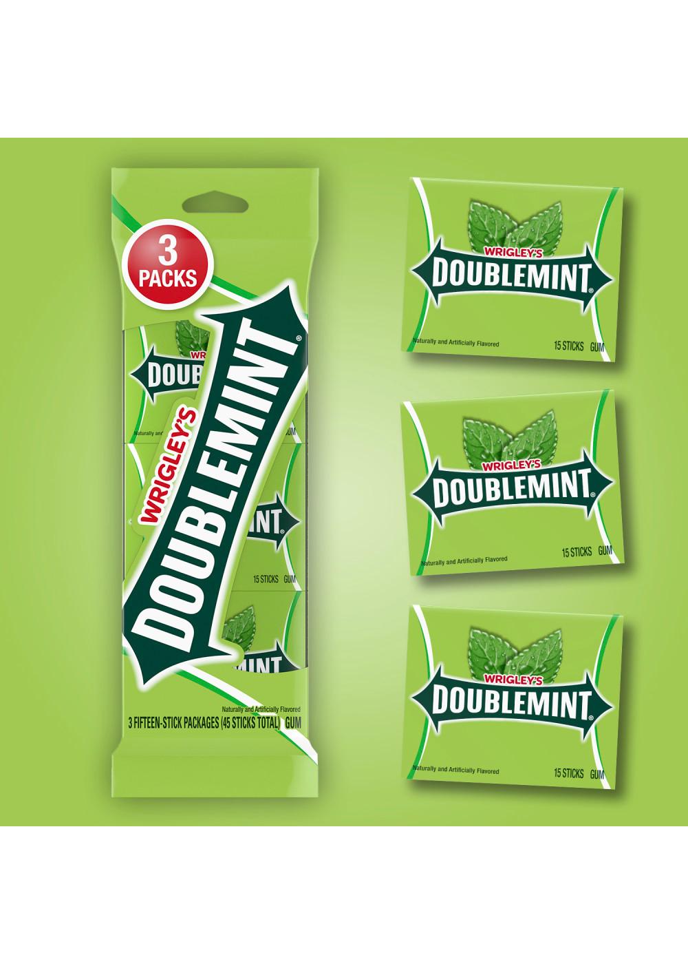 Doublemint Chewing Gum - 3  Value Pack; image 8 of 8