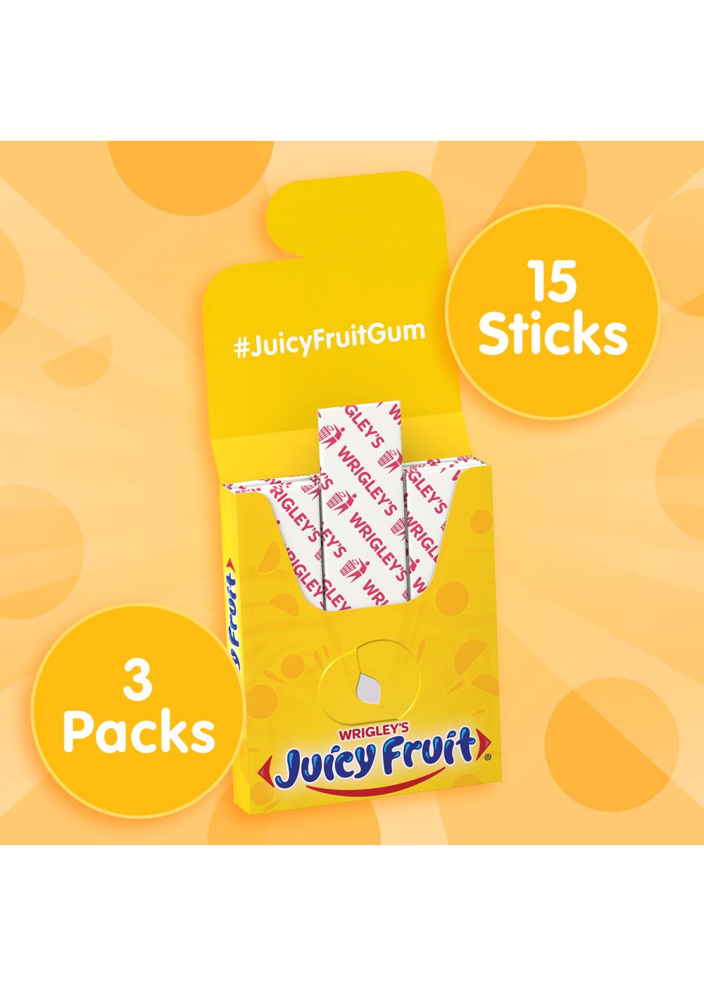 Juicy Fruit Original Chewing Gum - 3 Value Pack; image 9 of 9