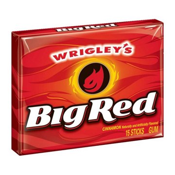 Wrigley's Big Red Cinnamon Chewing Gum, 3 Pk, 45 pc