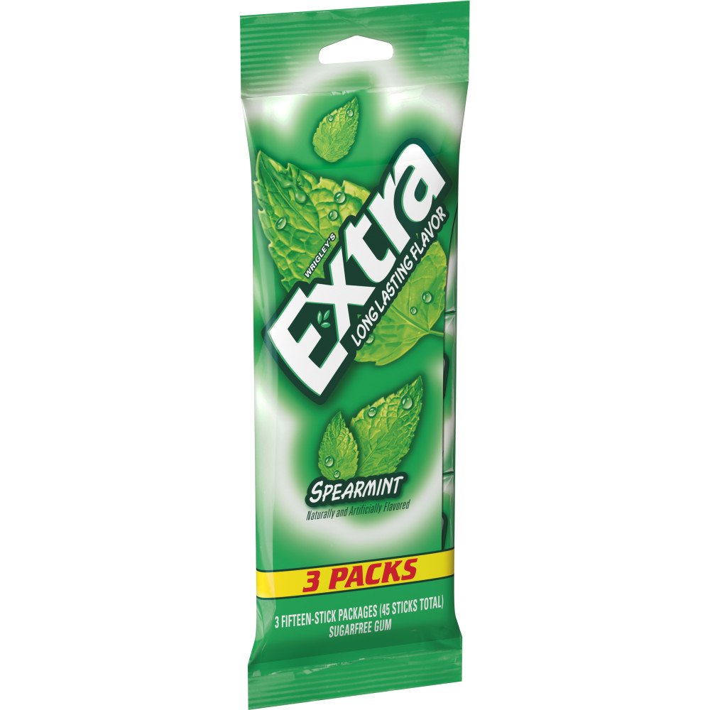 Extra Spearmint Sugar Free Chewing Gum, Multipack Shop Gum & Mints at HEB