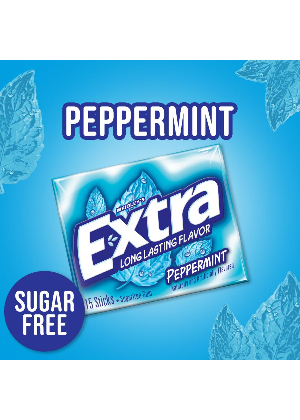 Extra Peppermint Sugar Free Gum, 3 pk; image 3 of 7