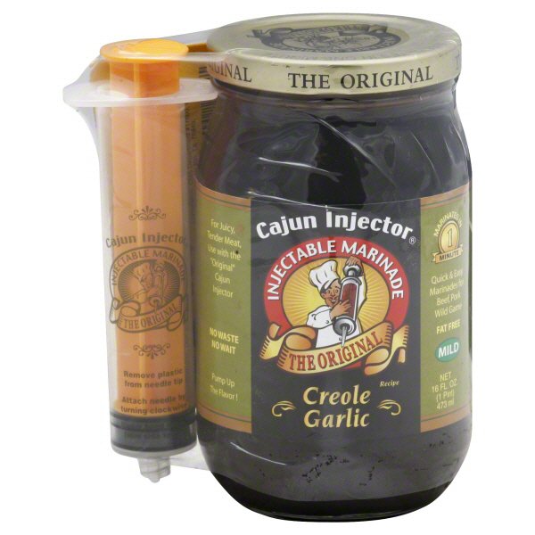 Cajun Injector Creole Garlic Injectable Marinade - Shop Marinades