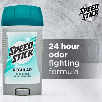 Speed Stick 24 Hr Protection Deodorant - Regular, 2 pk