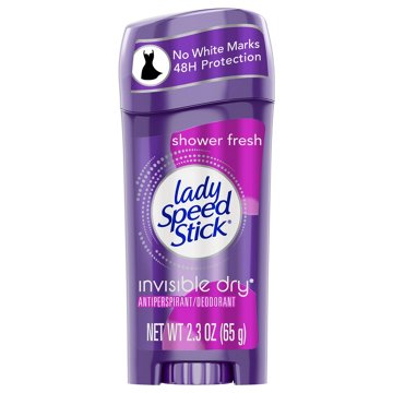 Lady Speed Stick Invisible Dry Deodorant - Shower Fresh , 2.3 oz