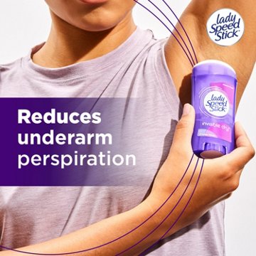 Lady Speed Stick Invisible Dry Deodorant - Shower Fresh , 2.3 oz