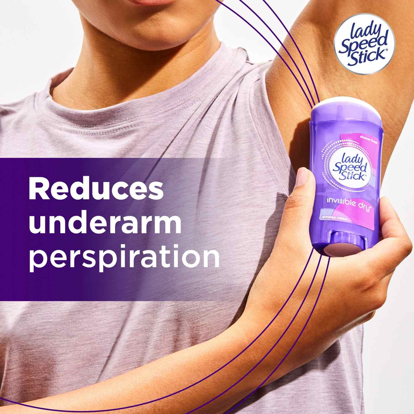Lady Speed Stick Invisible Dry Deodorant - Shower Fresh ; image 3 of 6