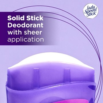 Lady Speed Stick Invisible Dry Deodorant - Shower Fresh , 2.3 oz