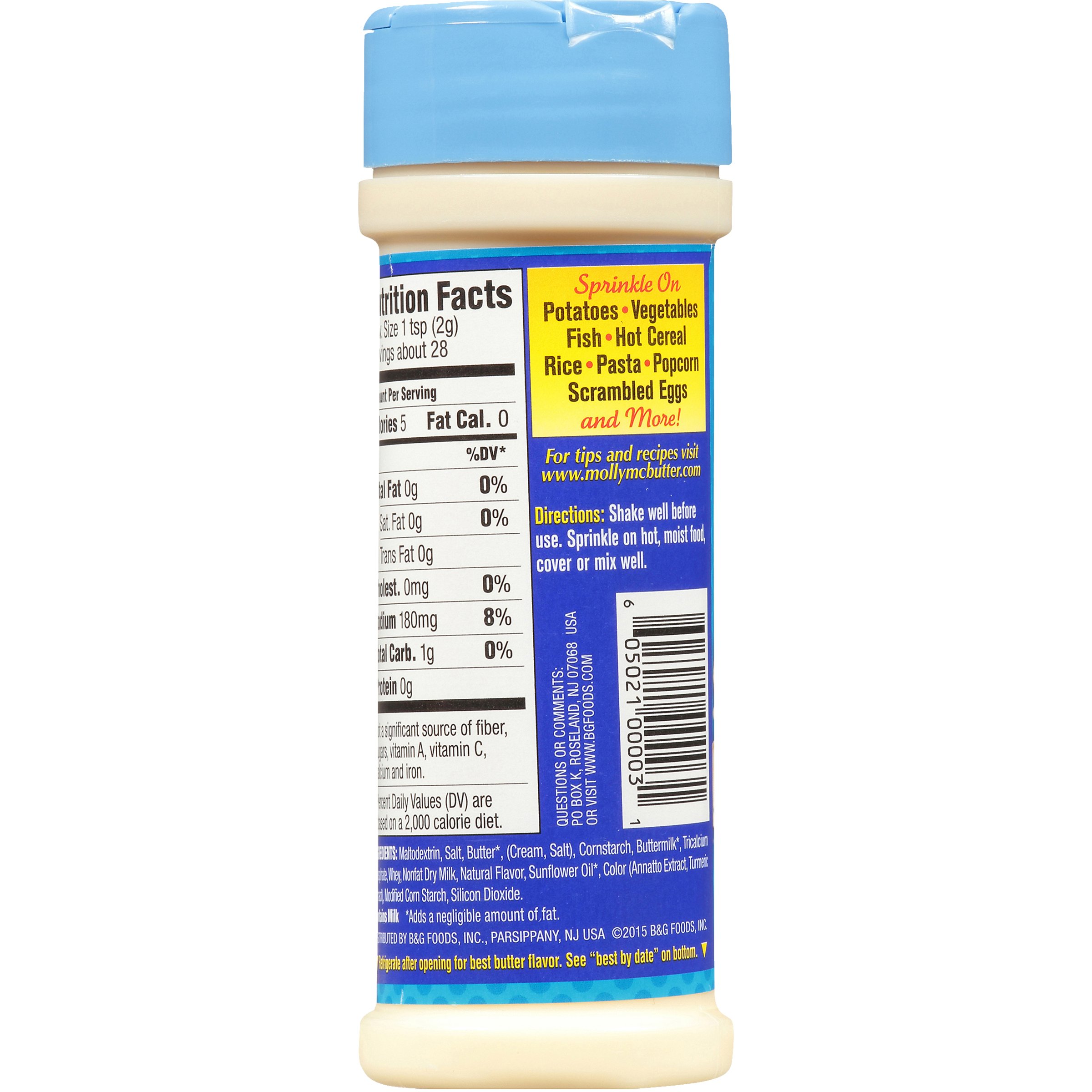 Butter-Flavored Oil, Sodium Free Butter Substitute 3/Case