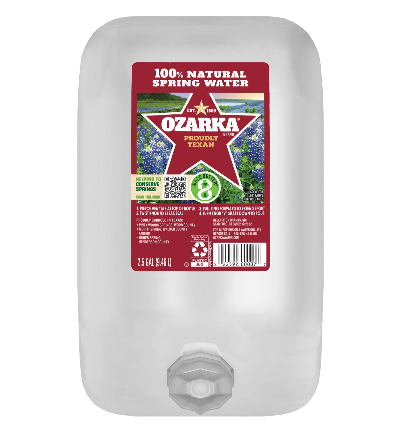 Ozarka 100% Natural Texas Spring Water; image 1 of 3