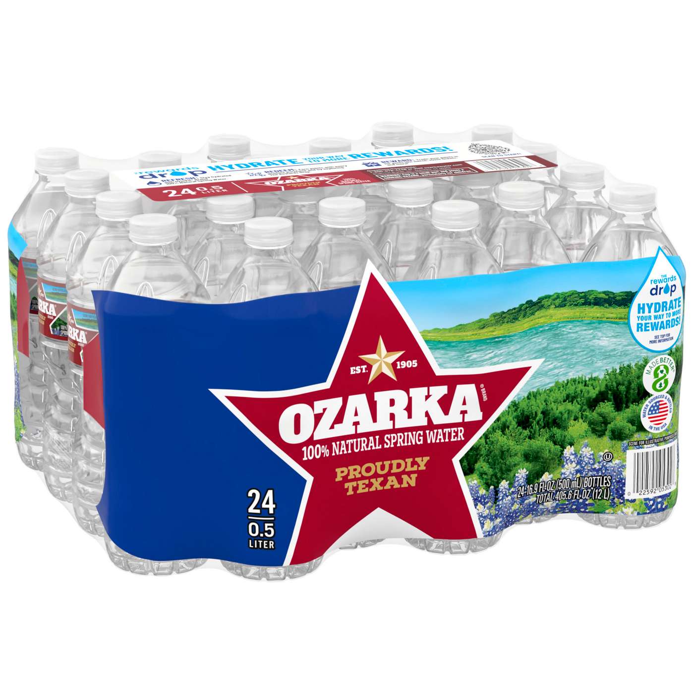 Ozarka 100 Natural Spring Water 16.9 oz Bottles Shop Water at HEB