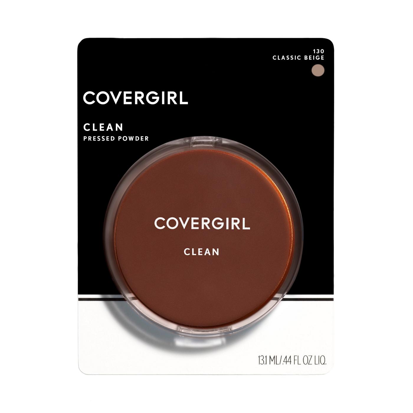 Covergirl Clean Pressed Powder 130 Classic Beige; image 1 of 4