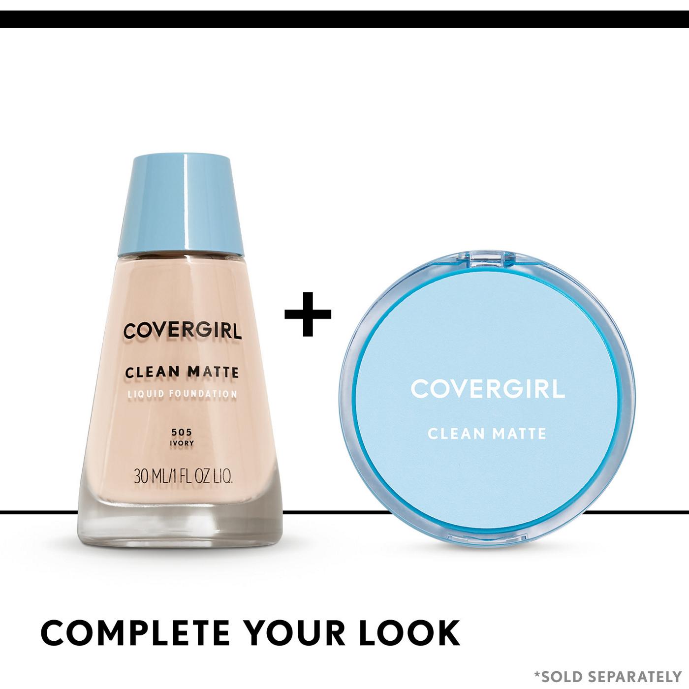 Covergirl Clean Matte Pressed Powder 535 Medium Light; image 3 of 7