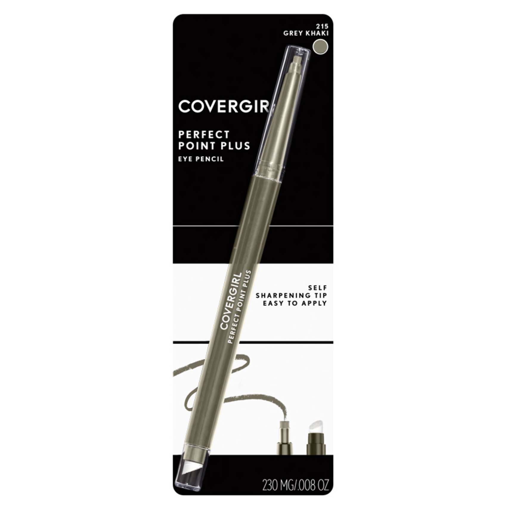 Covergirl Perfect Point Plus Grey Khaki 215 SelfSharpening Eye Pencil
