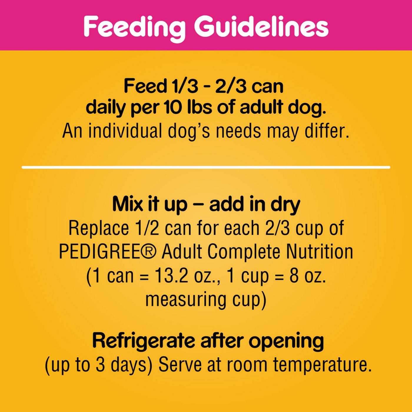 Pedigree Chopped Ground Dinner with Beef Soft Wet Dog Food; image 5 of 5
