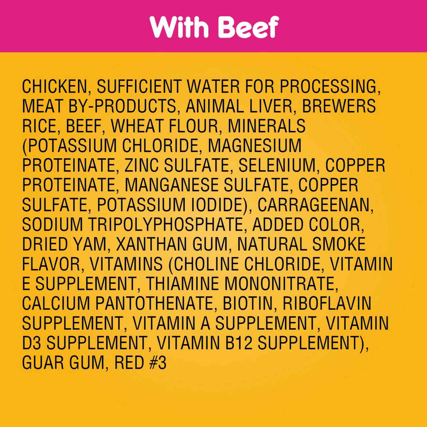 Pedigree Chopped Ground Dinner with Beef Wet Dog Food; image 3 of 5