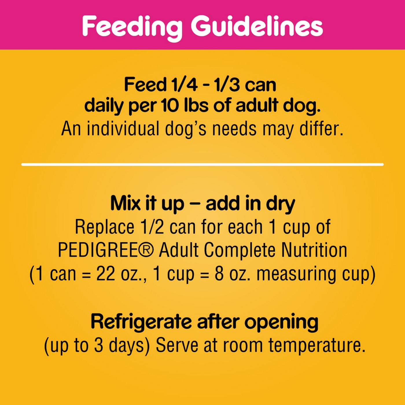 Pedigree Chopped Ground Dinner with Beef Wet Dog Food; image 5 of 5