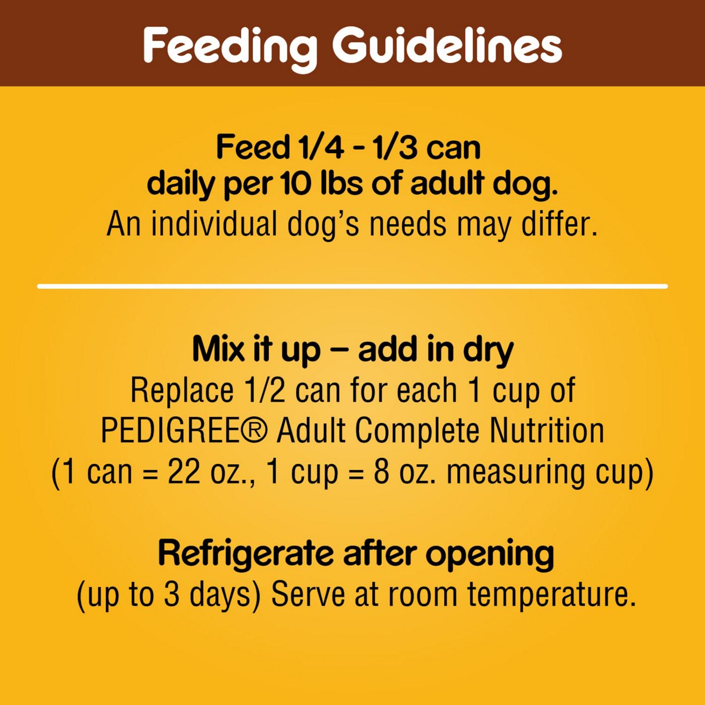 Pedigree Chopped Ground Dinner with Beef Bacon & Cheese Soft Wet Dog Food; image 3 of 5