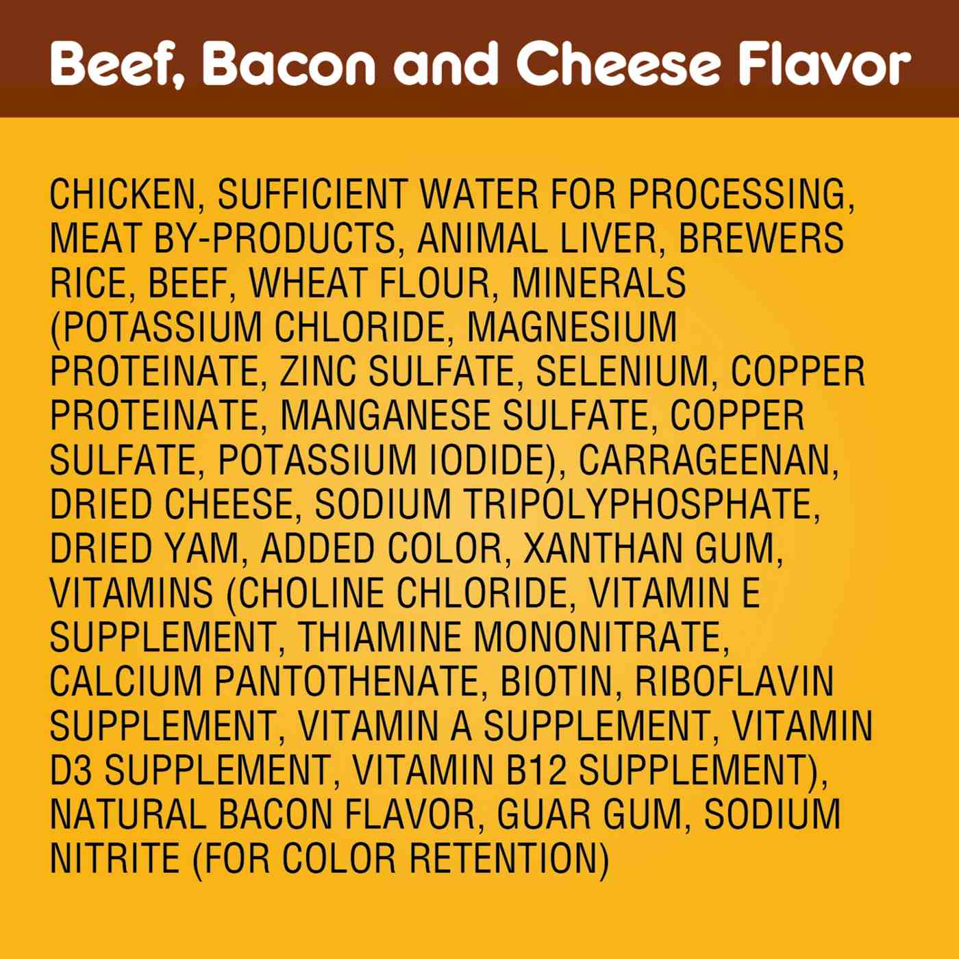 Pedigree Chopped Ground Dinner with Beef Bacon & Cheese Soft Wet Dog Food; image 4 of 5