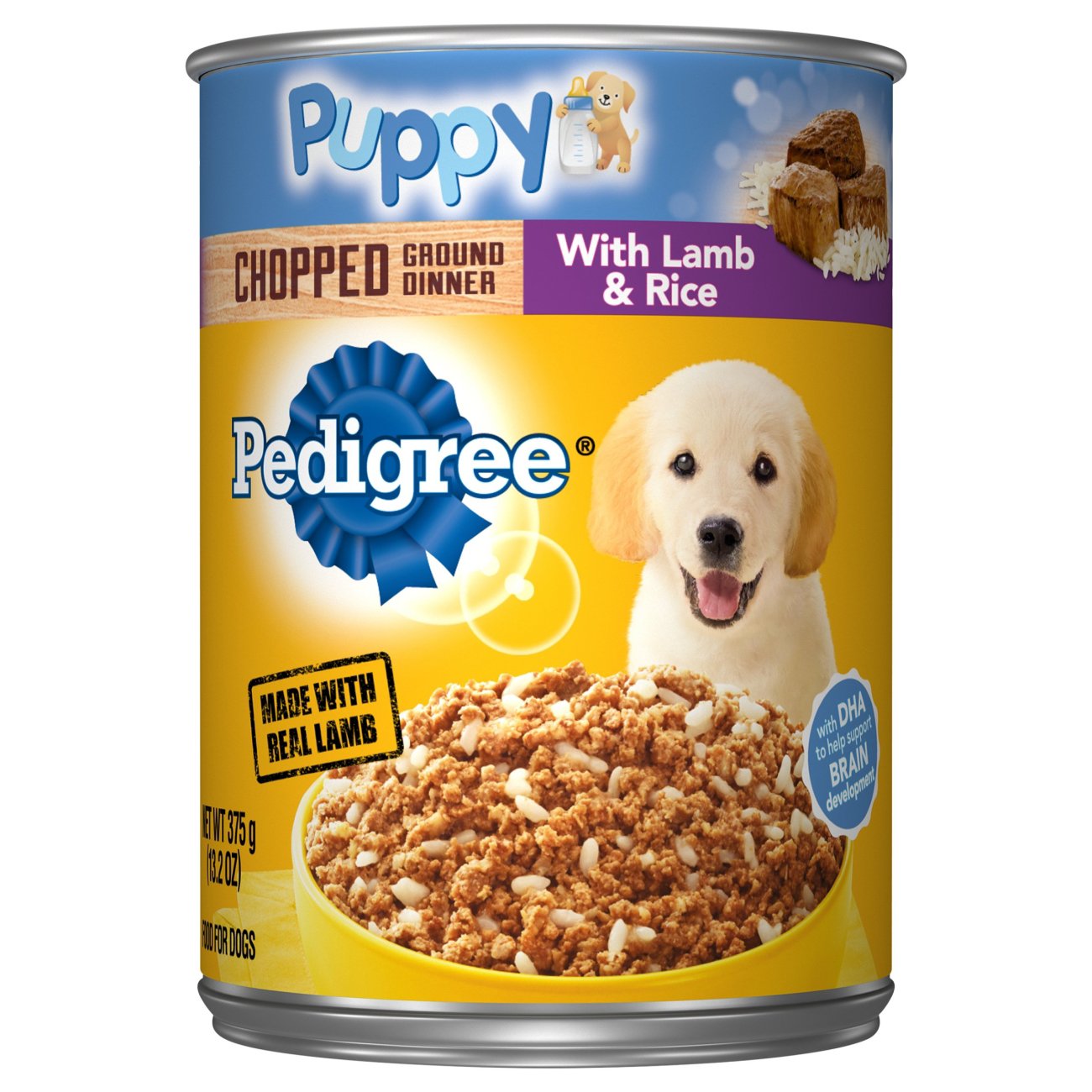 Pedigree Puppy Traditional Ground Dinner With Lamb And Rice Food - Shop ...