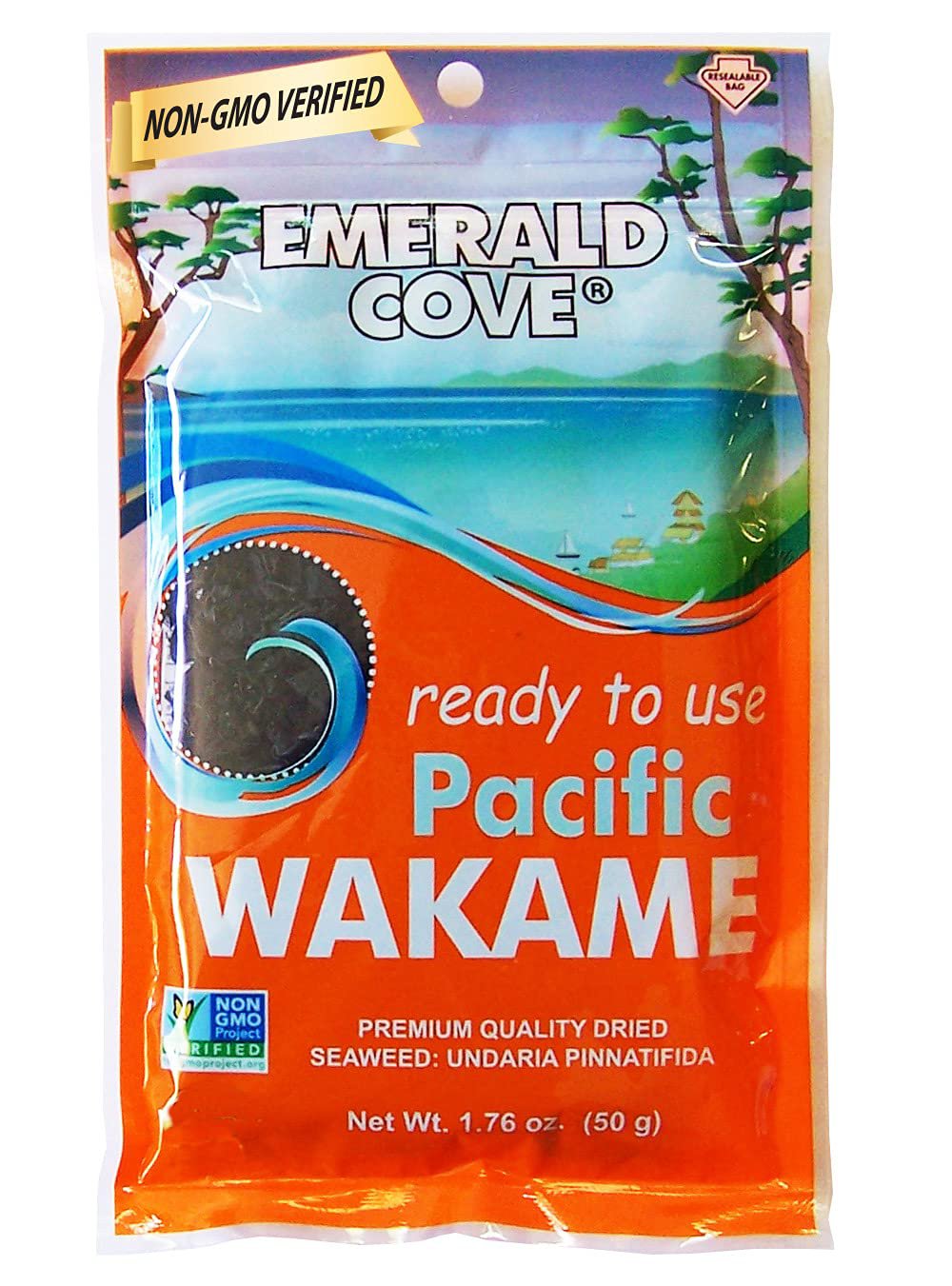 わかめ。 Emerald Cove Pacific Wakame, 1.76 oz | Central Market - Really