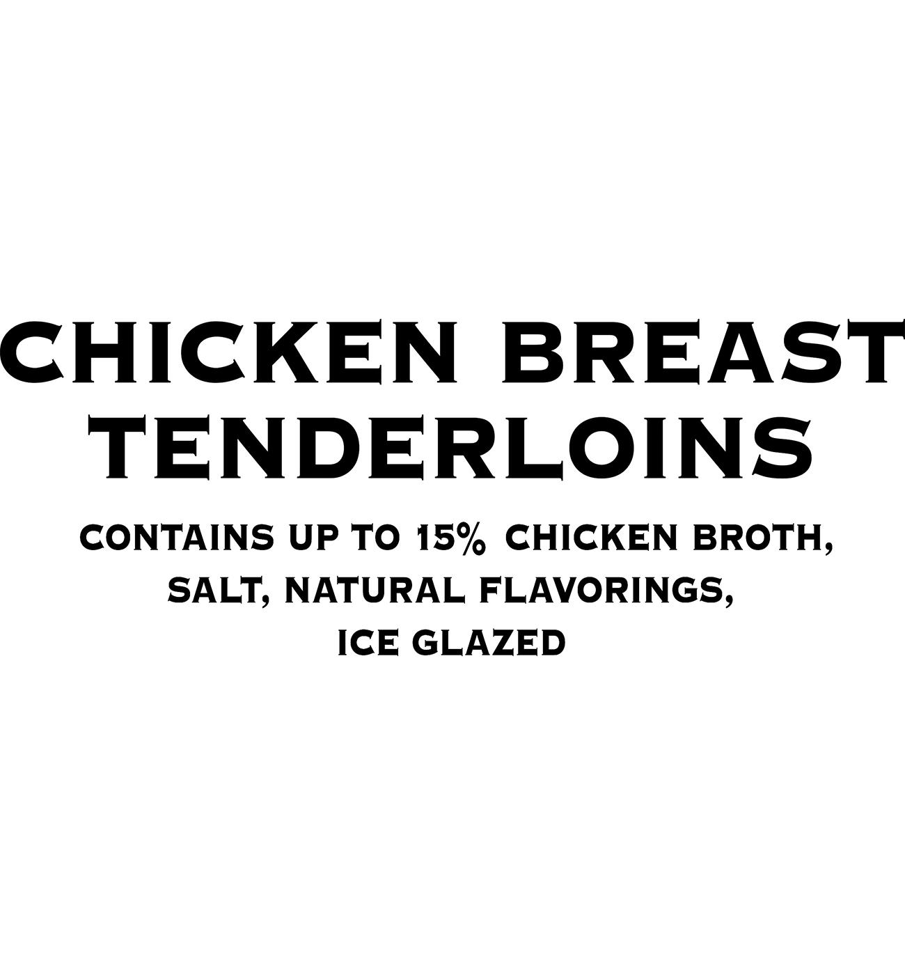 Tyson Frozen Chicken Breast Tenderloins; image 3 of 3