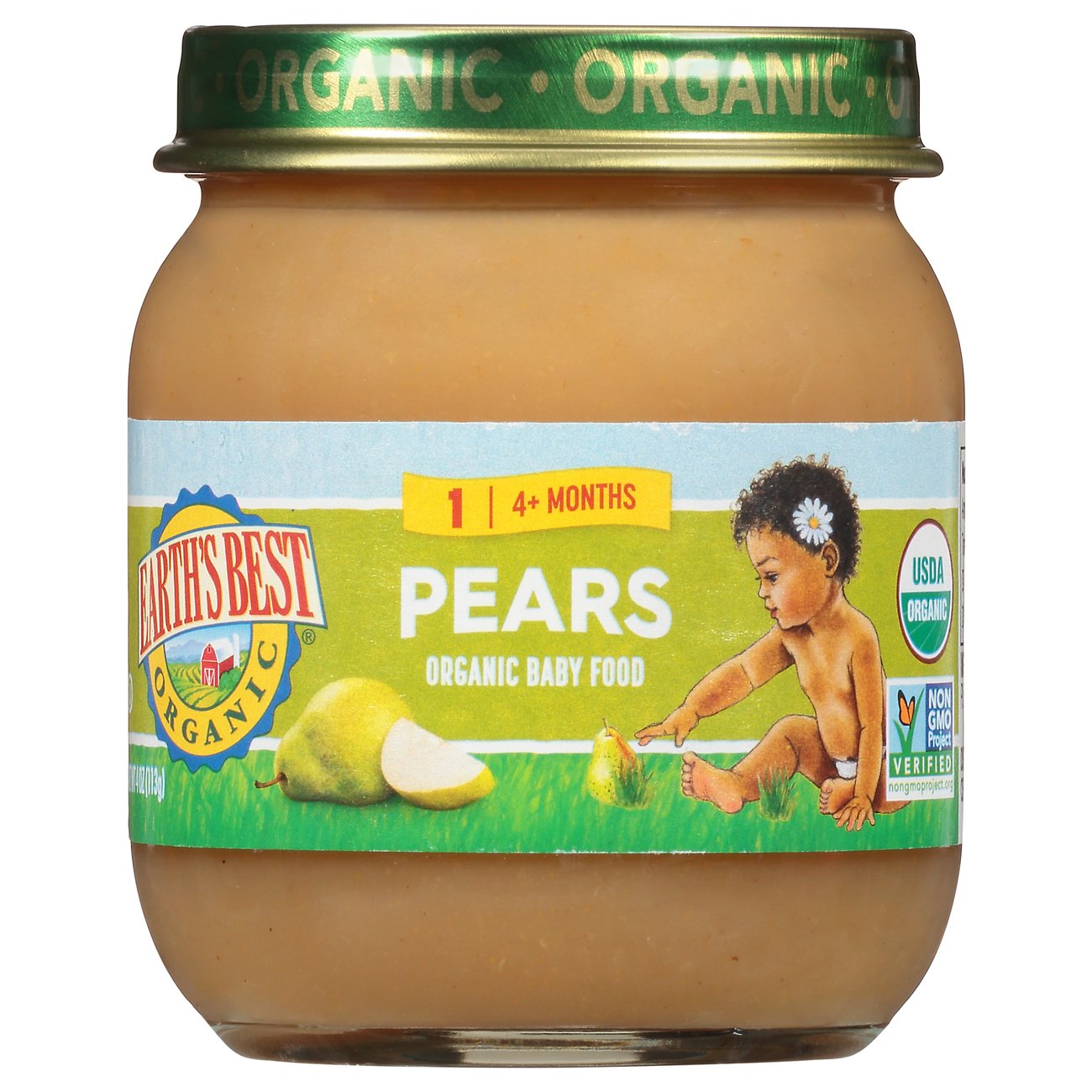 Earth S Best Organic Stage 2 Pears Shop Baby Food At H E B