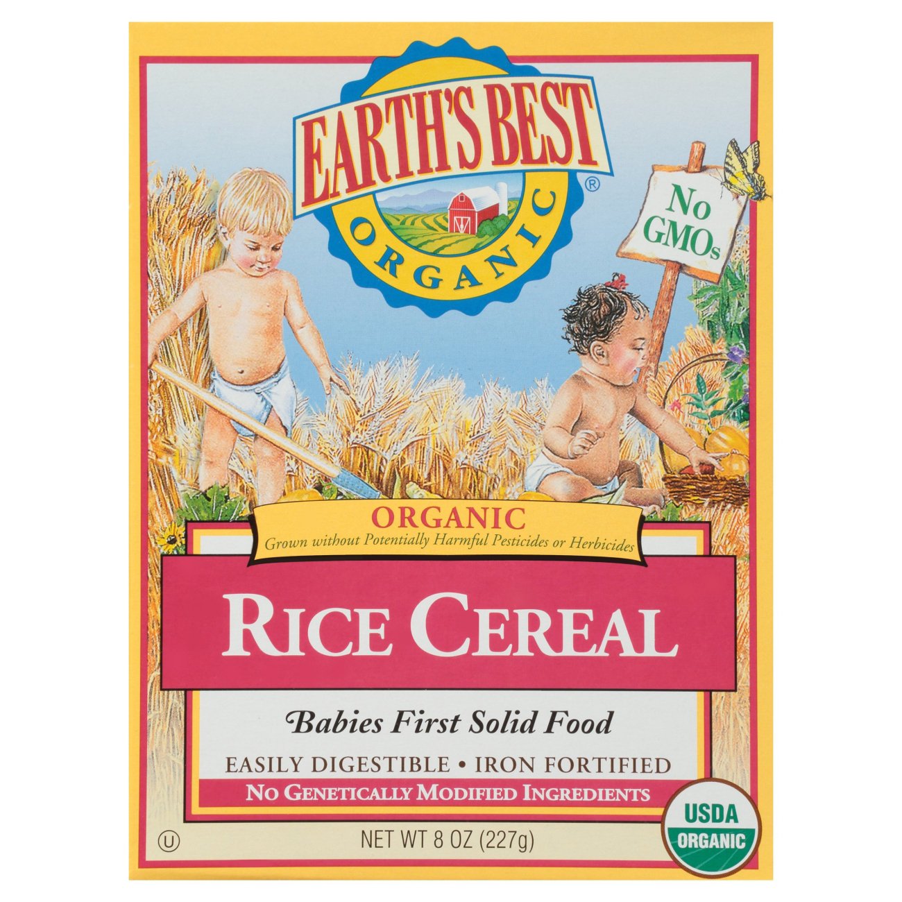 earth's best baby rice cereal