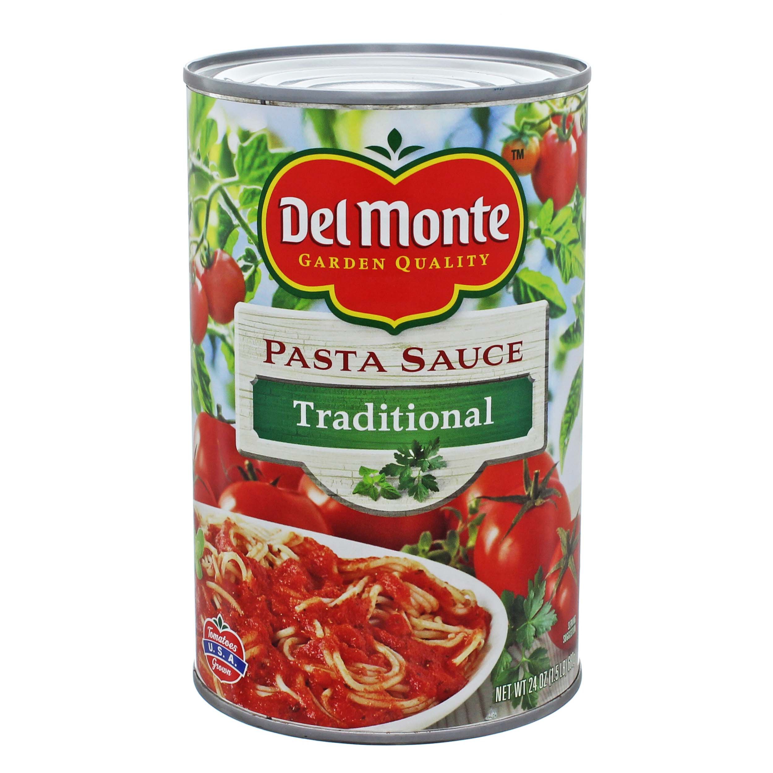 Del Monte Traditional Pasta Sauce - Shop Sauces & Marinades at H-E-B