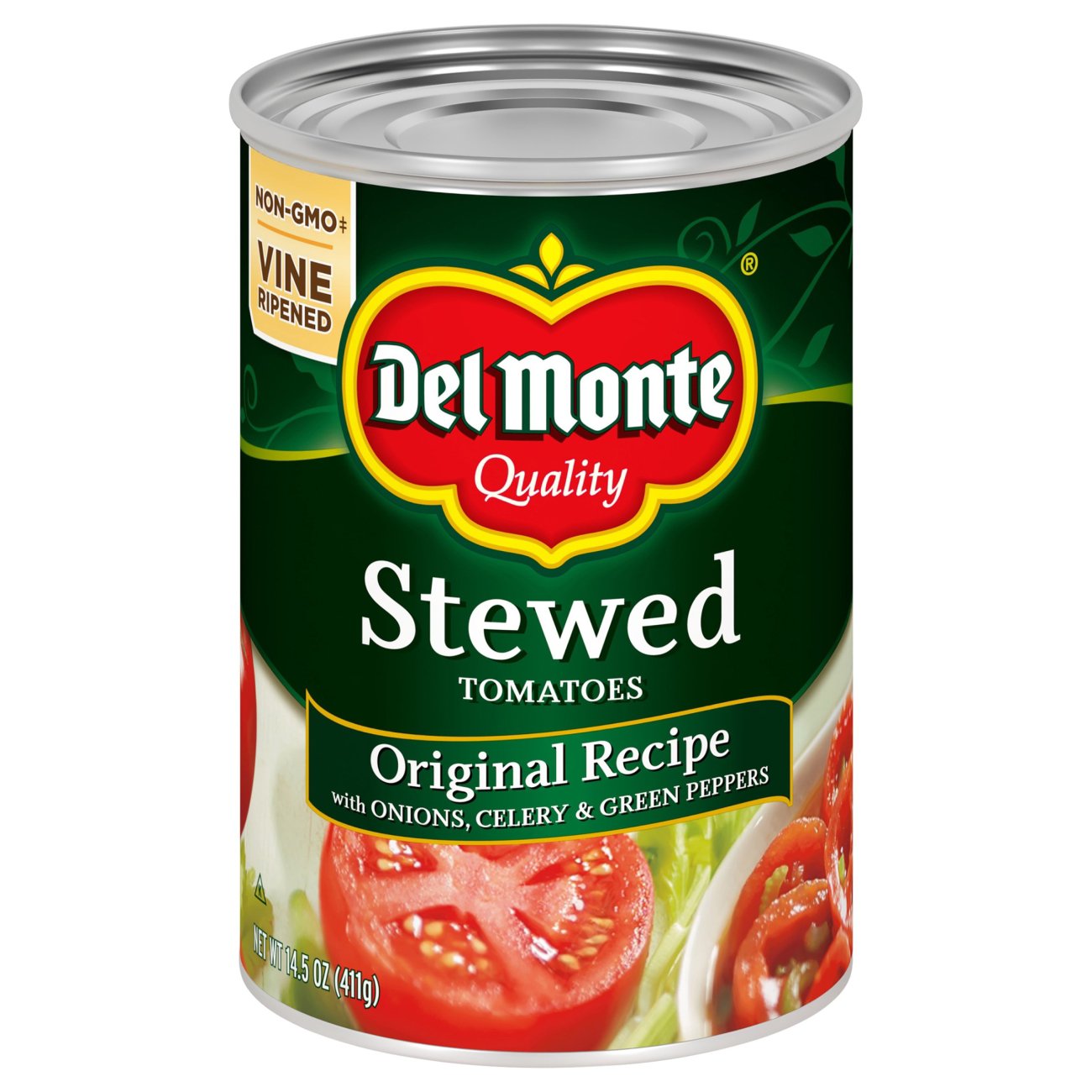Del Monte Stewed Tomatoes Original Recipe Shop Vegetables at HEB