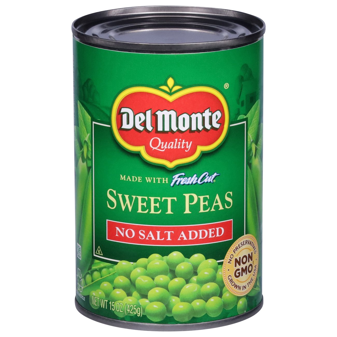 Del Monte No Salt Added Sweet Peas Shop Green beans & peas at HEB