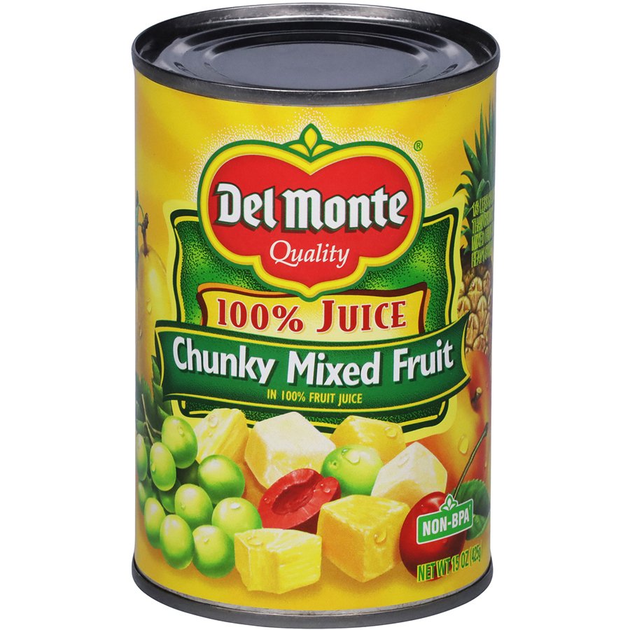 Del Monte Chunky Mixed Fruit In 100 Juice Shop Fruit At H E B