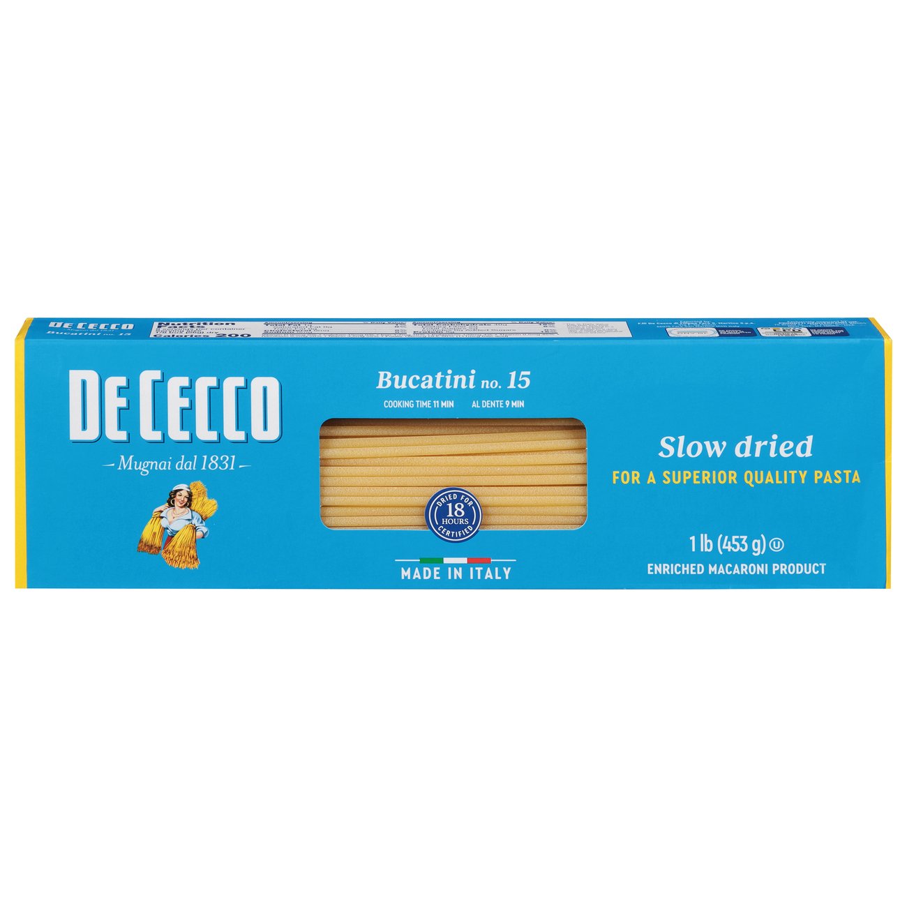 De Cecco No. 15 Bucatini Shop Pasta & Rice at HEB