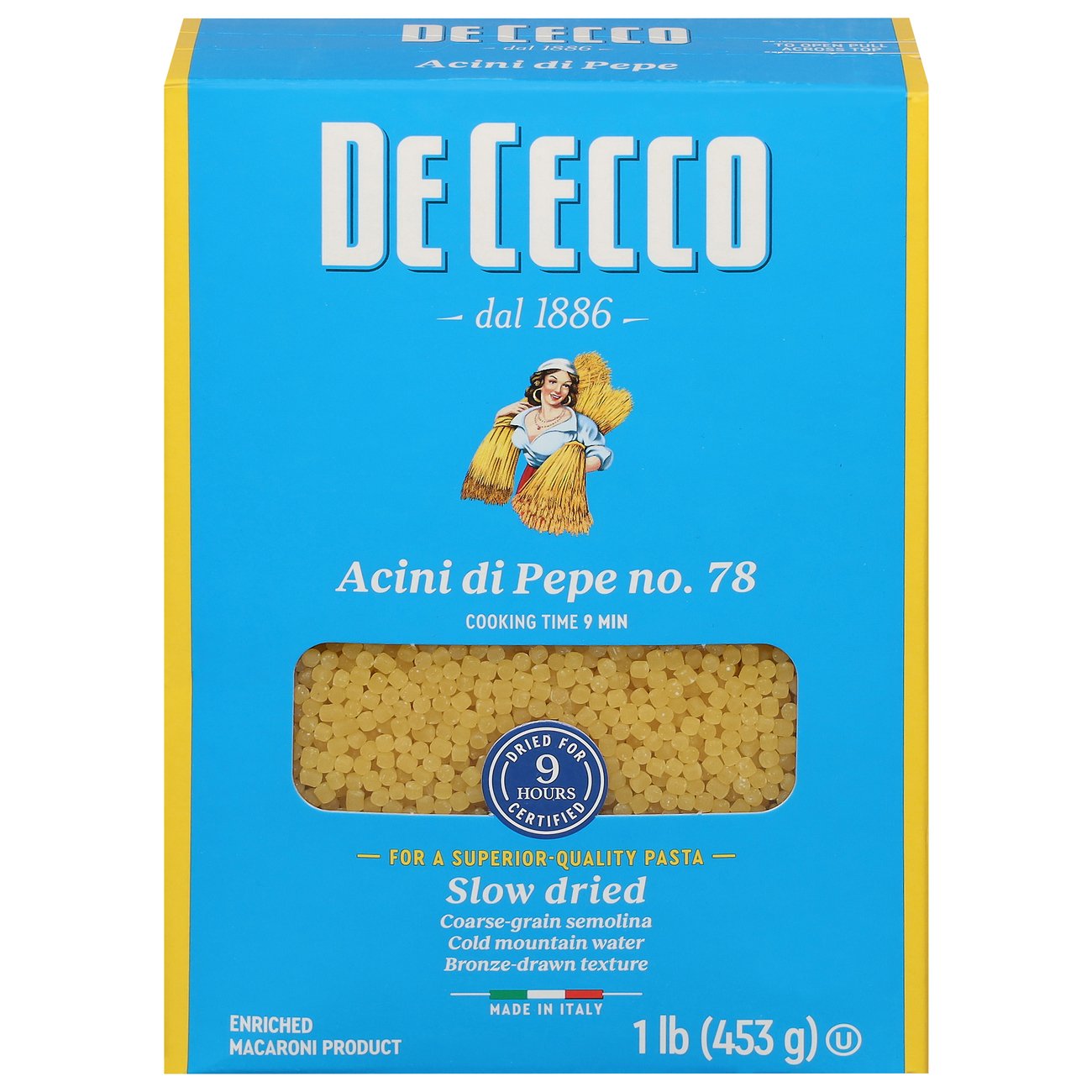 De Cecco Acini Di Pepe No. 78 Shop Pasta at HEB