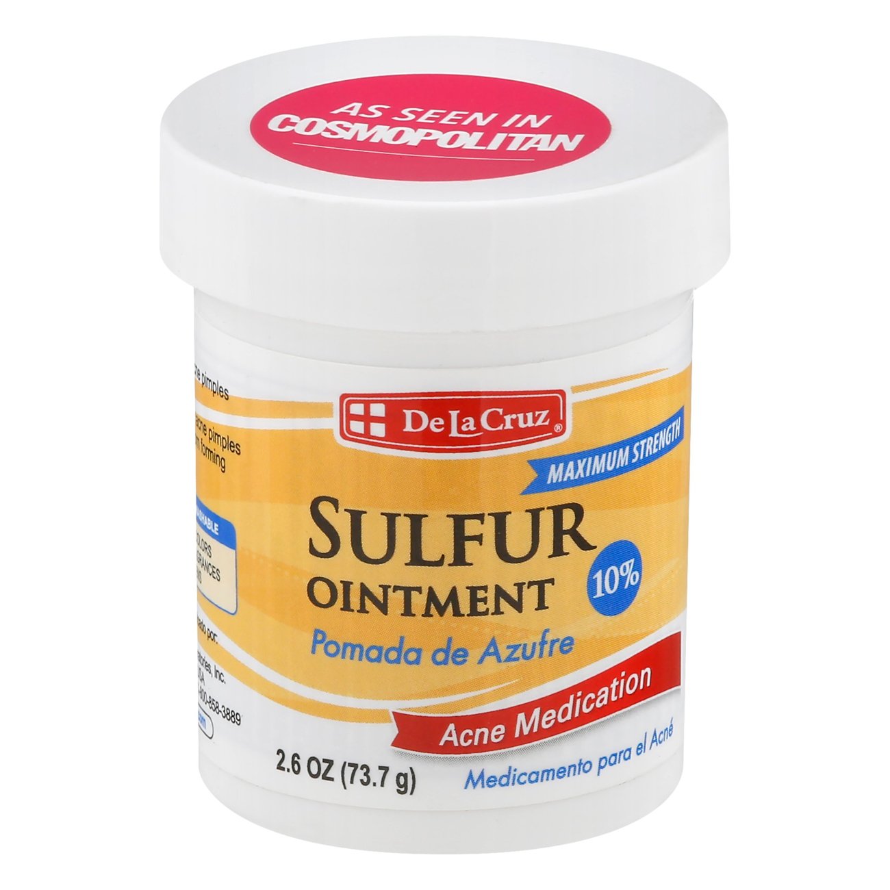  De La Cruz 10% Sulfur Ointment Acne Treatment