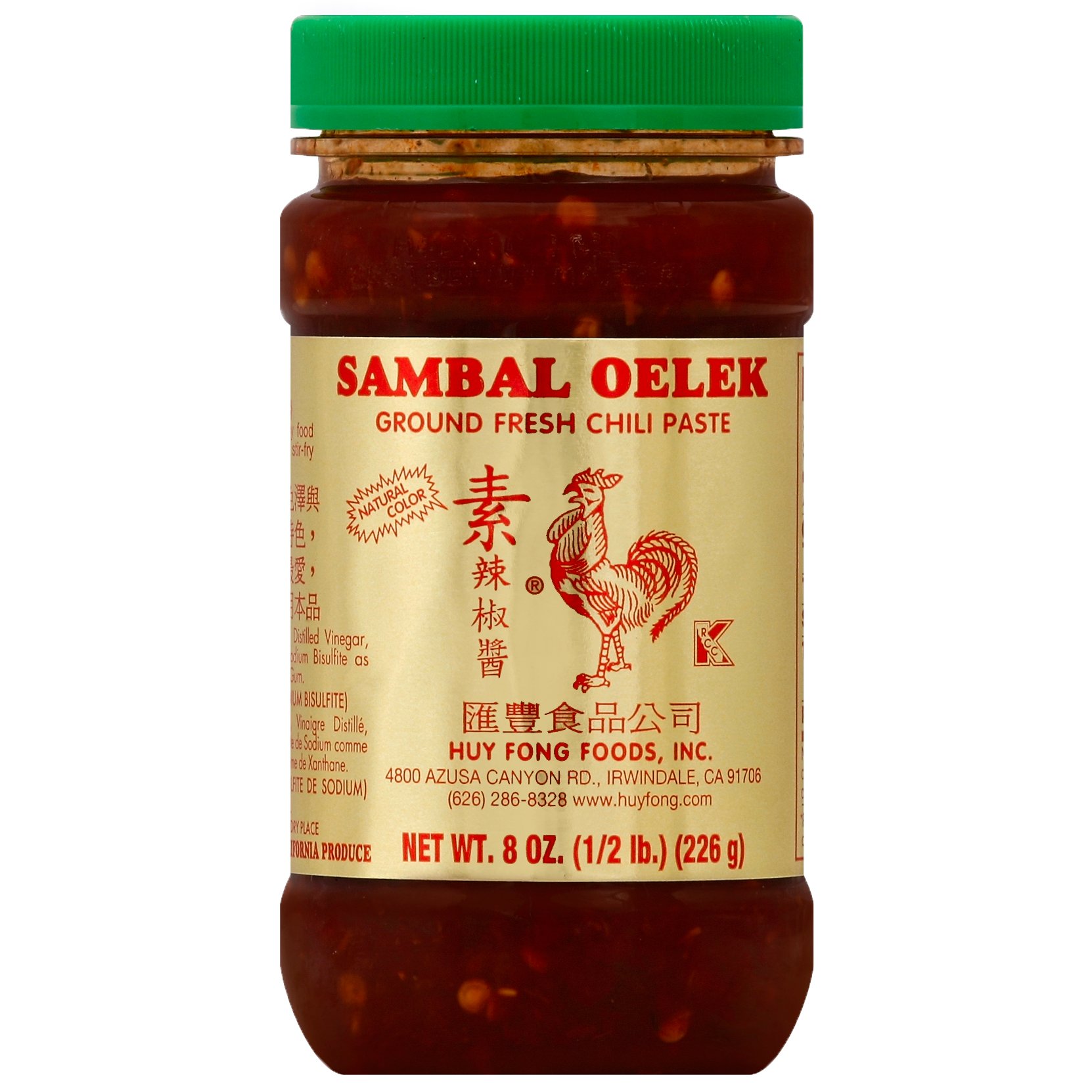 Huy Fong Sambal Oelek Ground Fresh Chili Paste Shop Specialty Sauces