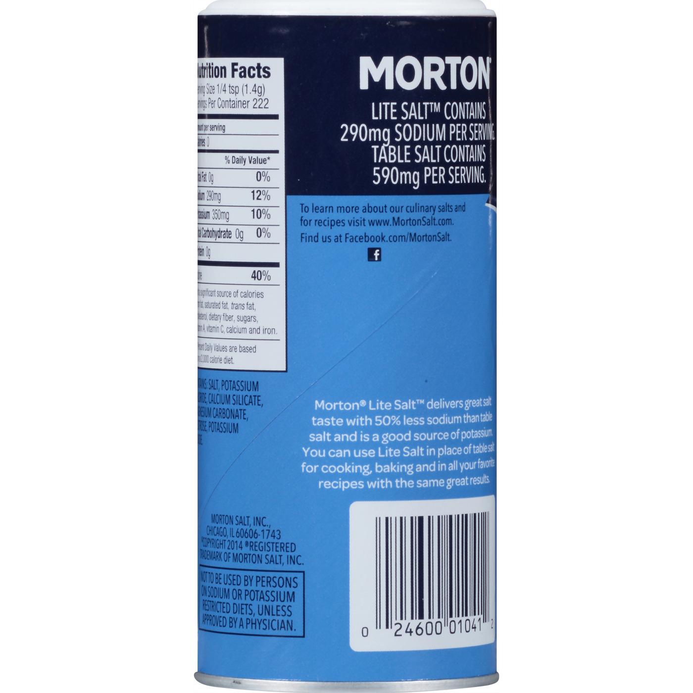 Morton Low Sodium Lite Salt; image 4 of 6