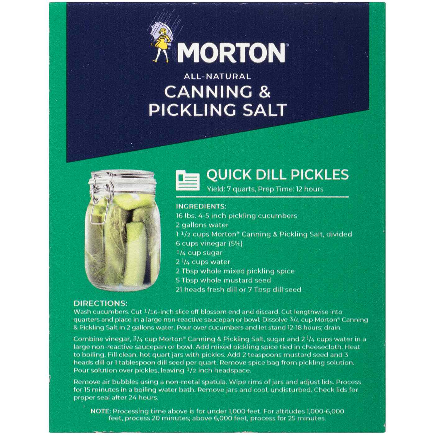 Morton Canning & Pickling Salt; image 3 of 6