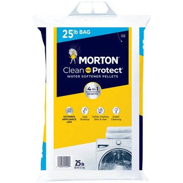 Morton Clean and Protect® Water Softener Salt Pellets, 25 lb bag