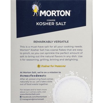 Morton Coarse Kosher Salt, 3 lb