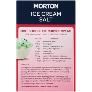 Morton Ice Cream Salt, 4 lb