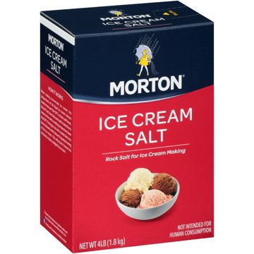 Morton Ice Cream Salt, 4 lb