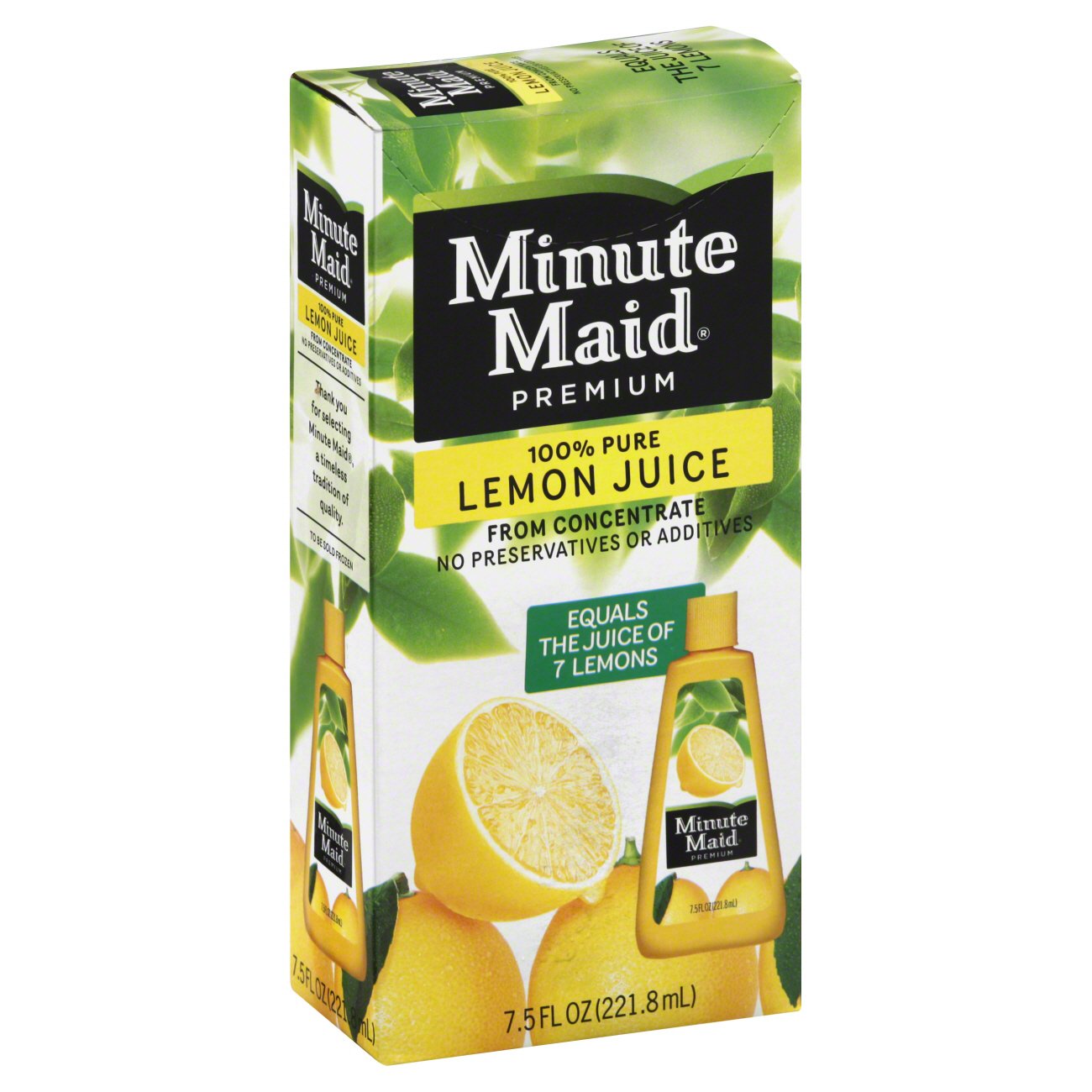 Minute Maid Premium Frozen 100 Pure Lemon Juice Shop Juice And Smoothies At H E B 2045