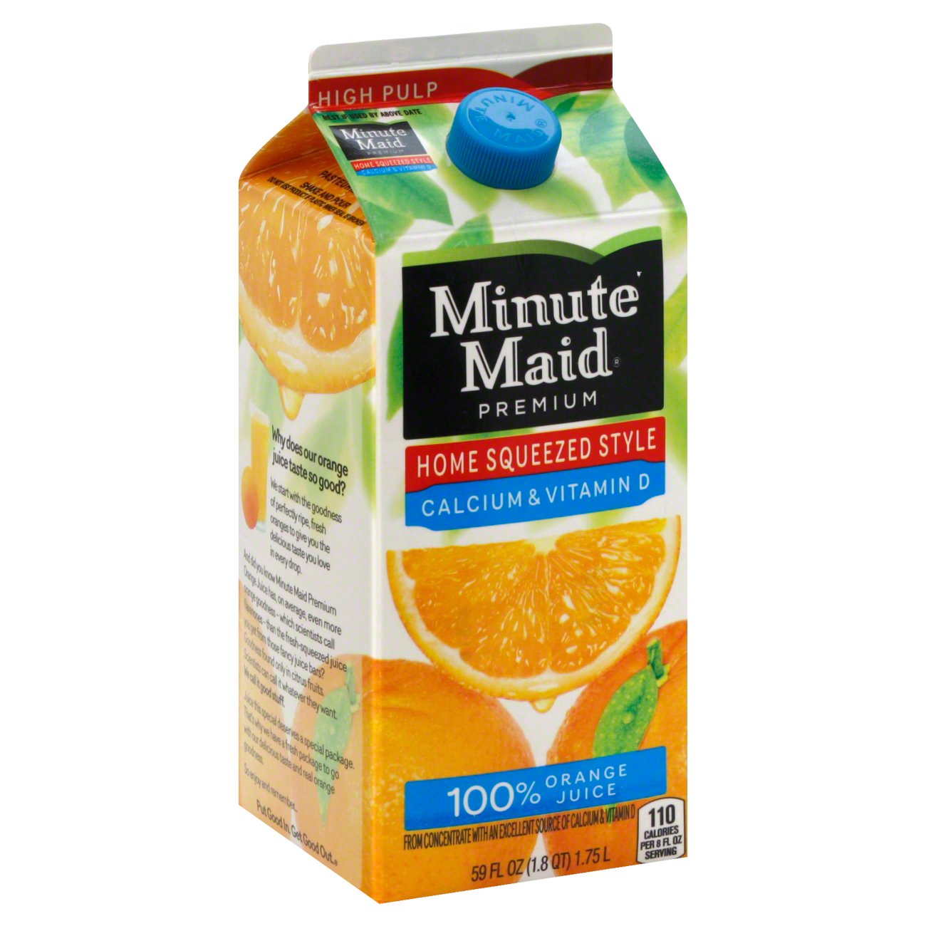 Minute Maid Premium Home Squeezed Style High Pulp 100% Orange Juice