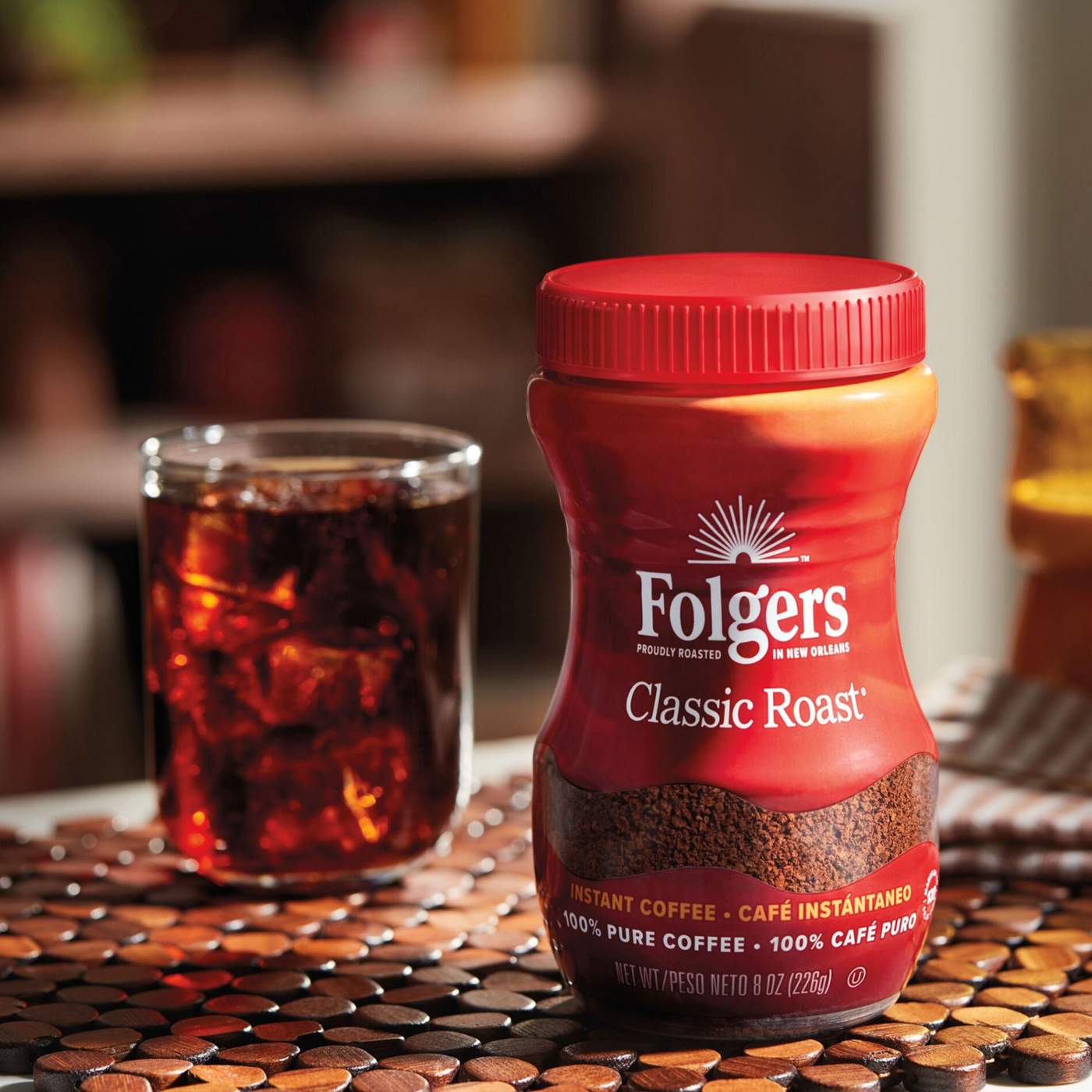 Folgers Classic Roast Instant Coffee; image 4 of 6