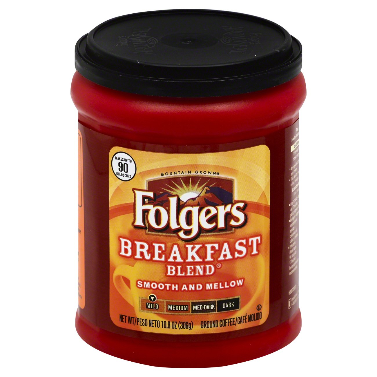 Folgers Breakfast Blend Mild Roast Ground Coffee Shop