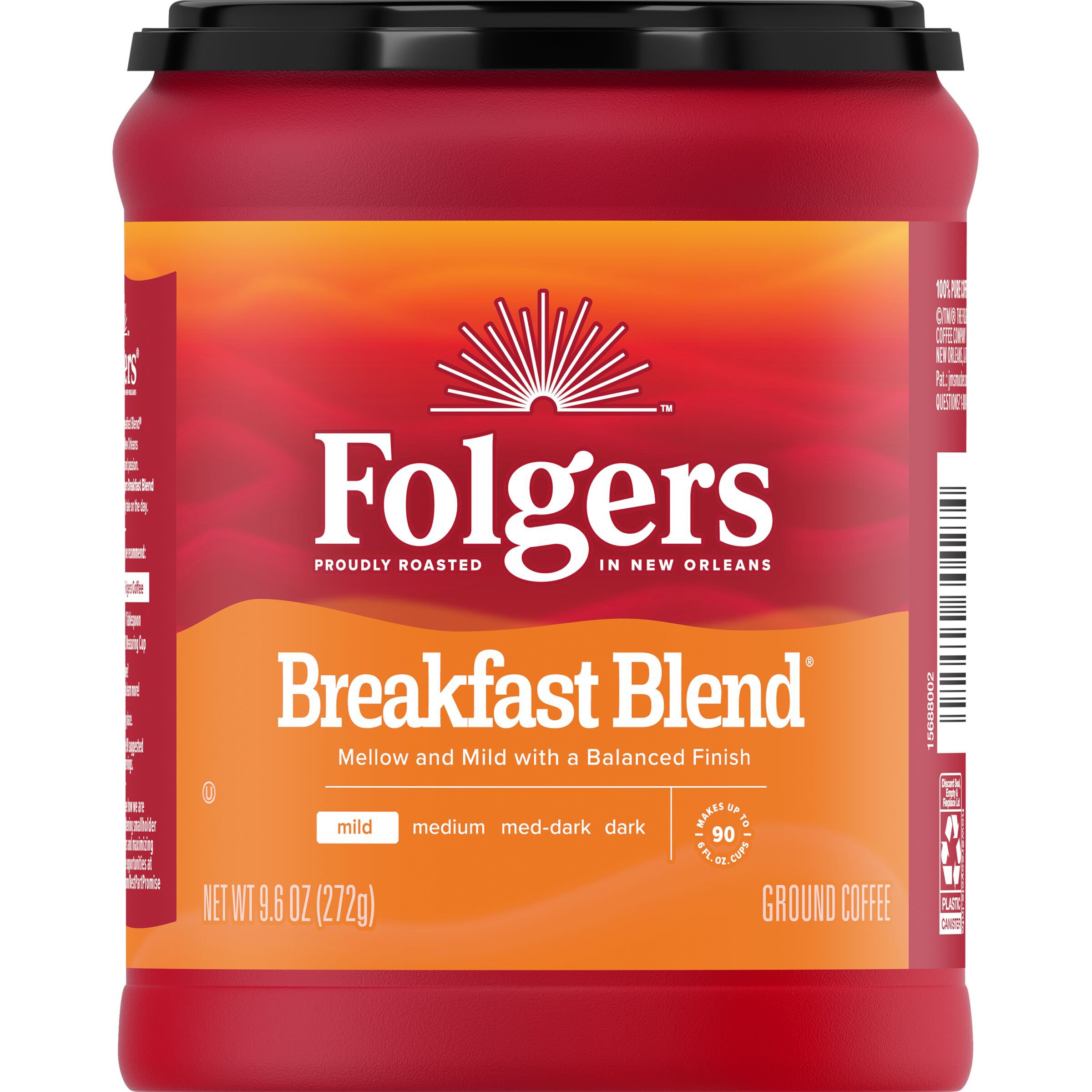 Folgers Breakfast Blend Mild Roast Ground Coffee Shop